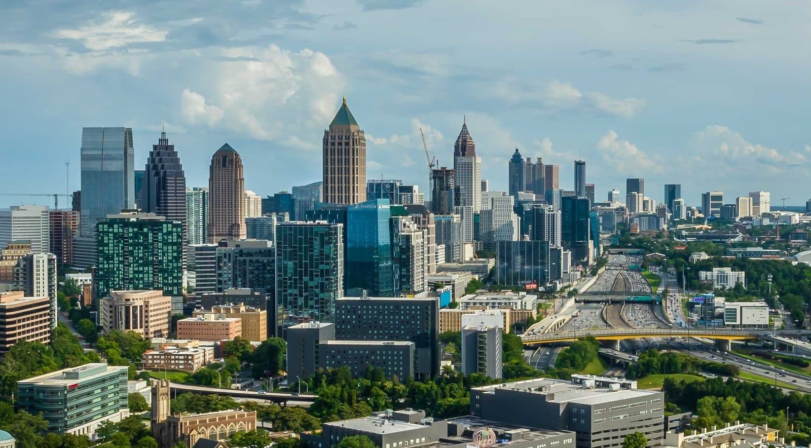 The Atlanta skyline