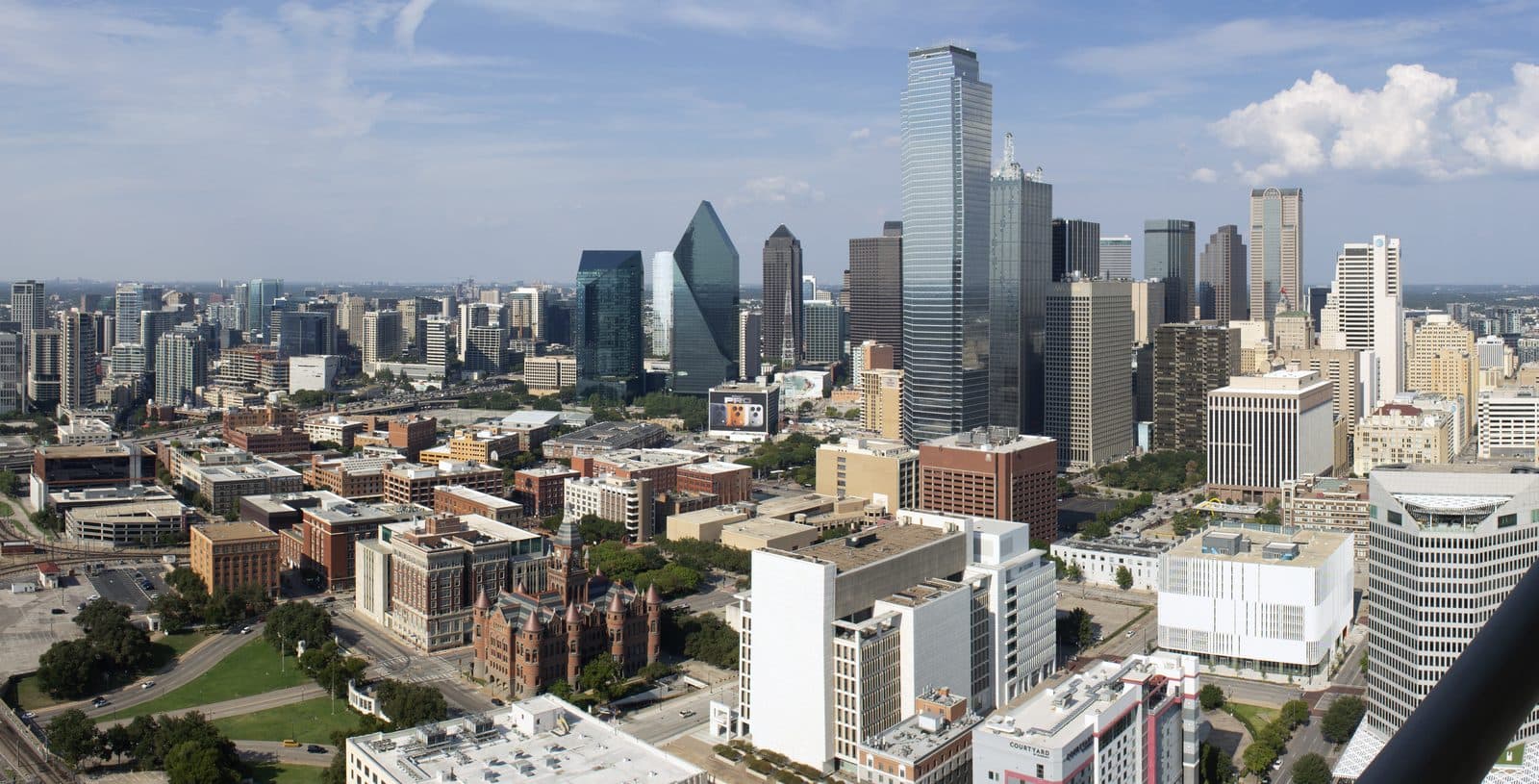 The Dallas skyline